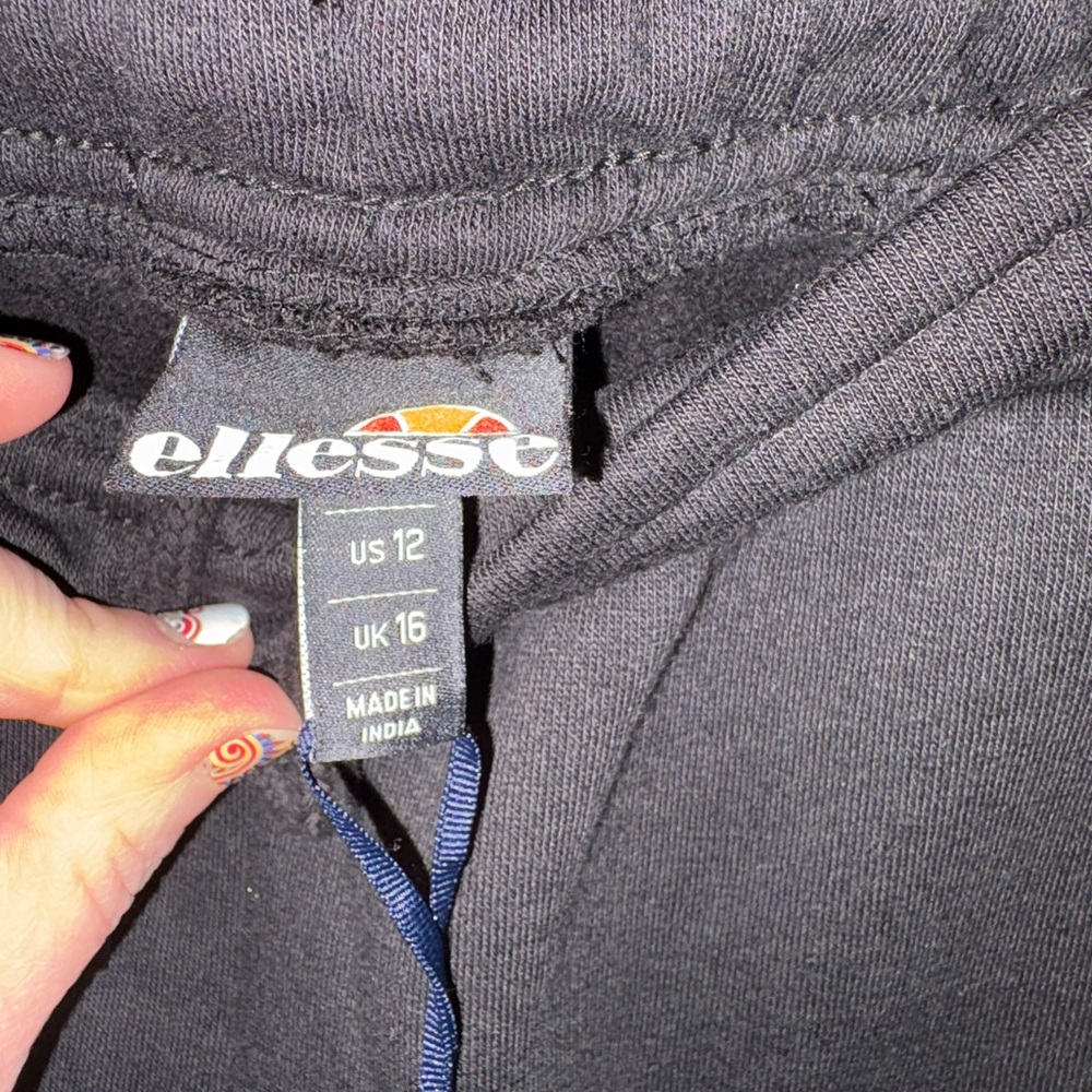 Elllesse NWT Black Crystal Women's Jogger Pants ss 12 (L/XL) - Picture 5 of 9